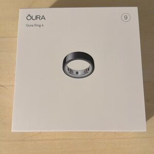 Oura Ring Generation 4, Black, US9
